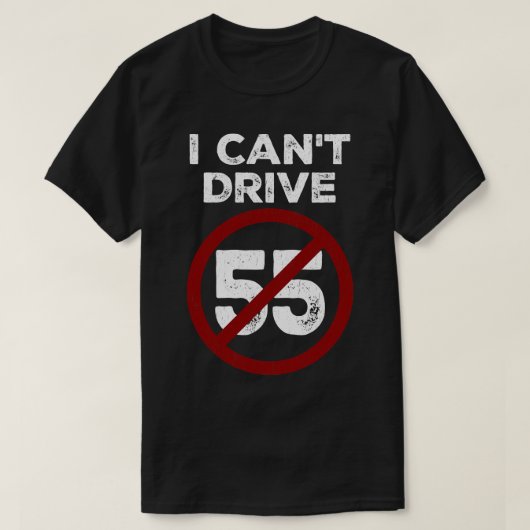 Ik kan niet rijden 55 Sammy Hagar TShirt (Design voorkant)