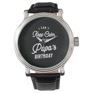 Ik kan niet rustig blijven, het is de verjaardag v horloge