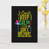 Ik kan niet rustig blijven, het is de verjaardag v kaart (Gele Bloem)