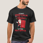 Ik kan niet rustig blijven, het is Kerstmis op het T-shirt (Voorkant)