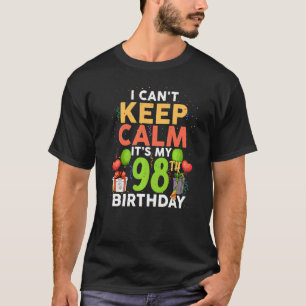Ik kan niet rustig blijven. Het is mijn 98ste verj T-shirt