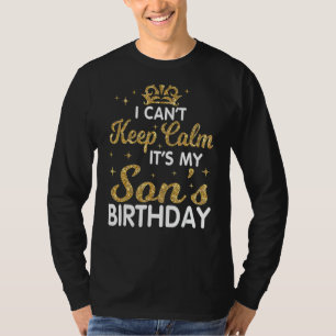 Ik kan niet rustig blijven, het is mijn zoon, gelu t-shirt