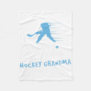 Ik kan niet rustig blijven, ik ben een hockey-oma fleece deken