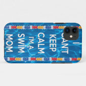 Ik kan niet rustig blijven... ik ben een zwemmoede Case-Mate iPhone case (Achterkant (horizontaal))