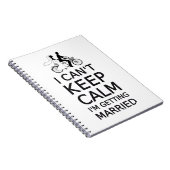 Ik kan niet rustig blijven, ik ga trouwen notitieboek (Rechterzijde)