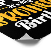 Ik kan niet rustig zijn mijn broer & # 39; s verja poster (Hoek)