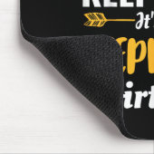 Ik kan niet rustig zijn mijn stiefmoeder verjaarda muismat (Hoek)