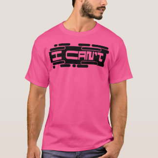 Ik kan niet sarcastisch zijn t-shirt