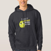 Ik kan niet stoppen aan je te denken, bewerkbaar hoodie (Voorkant)