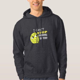 Ik kan niet stoppen aan je te denken, bewerkbaar hoodie