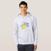 Ik kan niet stoppen aan je te denken, bewerkbaar hoodie (Voorkant volledig)