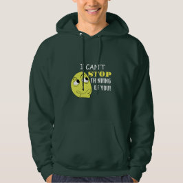 Ik kan niet stoppen aan je te denken, bewerkbaar hoodie