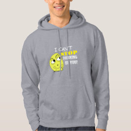 Ik kan niet stoppen aan je te denken, bewerkbaar hoodie