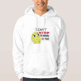 Ik kan niet stoppen aan je te denken, bewerkbaar hoodie