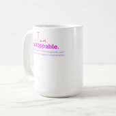 Ik kan niet stoppen. koffiemok (Voorkant links)