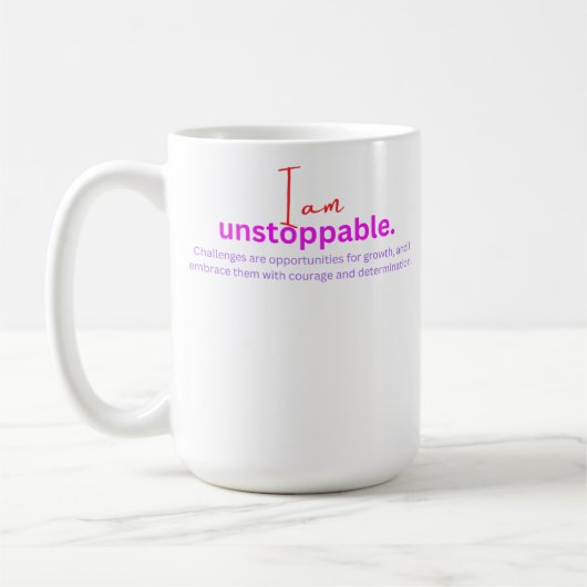 Ik kan niet stoppen. koffiemok (Links)