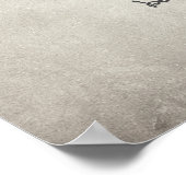 Ik kan niet terug naar gisteren Quote Poster (Hoek)