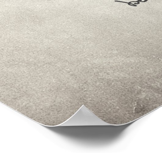 Ik kan niet terug naar gisteren Quote Poster (Hoek)