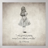 Ik kan niet terug naar gisteren Quote Poster (Voorkant)