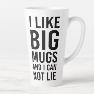 Ik kan niet van een perfect cadeau houden, ik hou latte mok