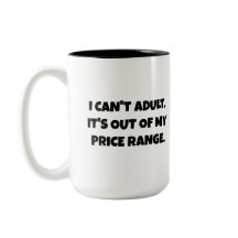 Ik kan niet volwassen worden. Het is buiten mijn p