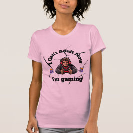 Ik kan niet volwassen worden nu ik aan het gamen b t-shirt