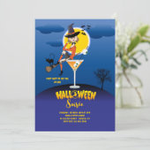 Ik kan niet wachten om je Halloween uitnodiging te (Staand voorkant)