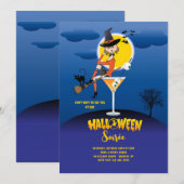 Ik kan niet wachten om je Halloween uitnodiging te (Voorkant / Achterkant)