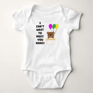 IK KAN NIET WACHTEN OM JE TE ontmoeten NANI BABY A Romper