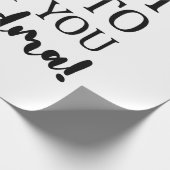 Ik kan niet wachten om je te ontmoeten, oma Pregna Cadeaupapier (Hoek)