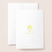 Ik kan niet wachten om je te trouwen. folie kaarten (Met envelop)