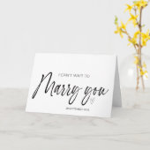 Ik kan niet wachten om je weddenschap met Groom C  Kaart (Gele Bloem)