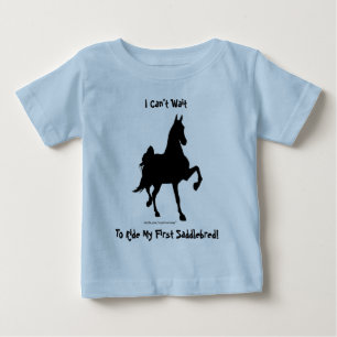 Ik kan niet wachten om mijn eerste zadels te rijde