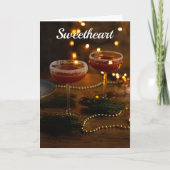 IK KAN NIET WACHTEN OM "ONS" (LIEVERD) TE VIEREN FEESTDAGEN KAART (Voorkant)