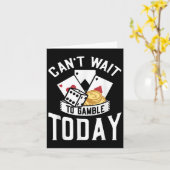 Ik kan niet wachten om te gokken vandaag kaart (Gele Bloem)