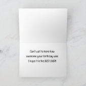 IK KAN NIET WACHTEN OM TE HOREN *HOE GEWELDIGE JE KAART (Binnen)