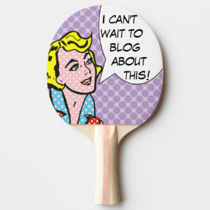 Ik kan niet wachten op Blog Comic Book Ping Pong P Tafeltennisbatje