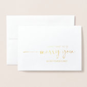 Ik kan niet wachten tot je trouwt. folie kaarten (Voorkant met envelop)