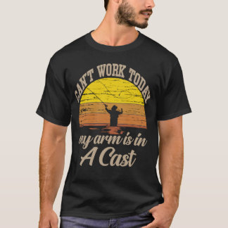 Ik kan niet werken vandaag mijn arm is in een gego t-shirt