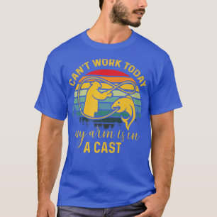Ik kan niet werken vandaag mijn arm is in een gego t-shirt