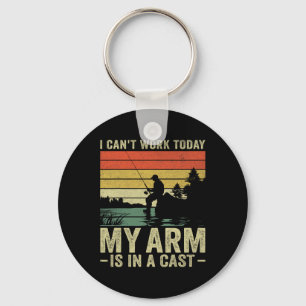 Ik kan niet werken vandaag mijn arm is in een Gevi Sleutelhanger