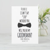 Ik kan niet zeggen dat ik dat doe zonder je bruids kaart (Staand voorkant)