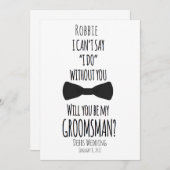 Ik kan niet zeggen dat ik dat doe zonder je bruids kaart (Voorkant / Achterkant)