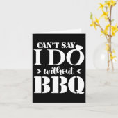Ik kan niet zeggen dat ik het zonder BBQ Wedding B Kaart (Gele Bloem)