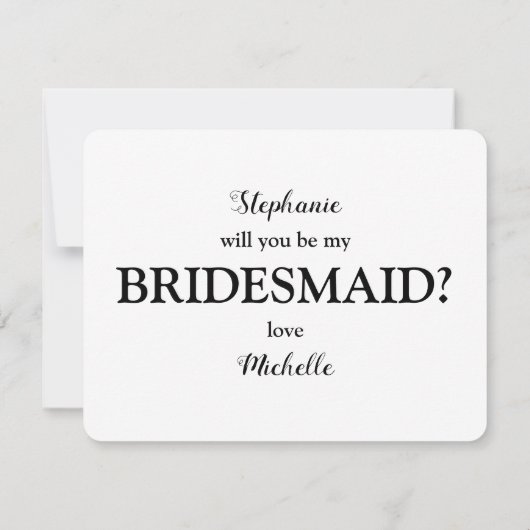 Ik kan niet zeggen dat ik het zonder jou kan | Bru Kaart (Achterkant)