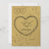 Ik kan niet zeggen dat ik zonder jou doe kaart (Voorkant)