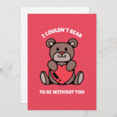 Ik kan niet zonder jou kaart (Voorkant / Achterkant)