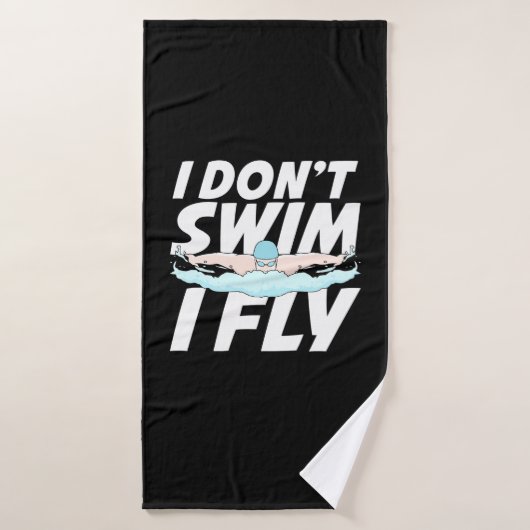 Ik kan niet zwemmen. badhanddoek (Badhanddoek)