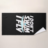 Ik kan niet zwemmen. badhanddoek (Badhanddoek)