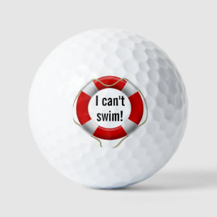 Ik Kan Niet Zwemmen Golfbal Golfballen